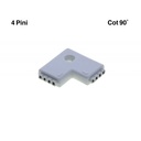 Conector banda led RGB colt 90 grade