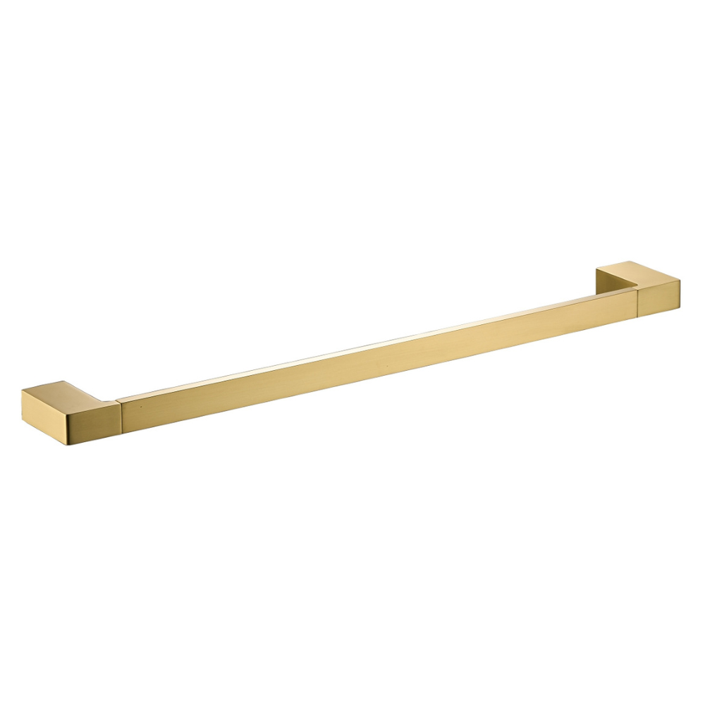 Suport de prosop Essential Shelf, din alama, cu 1 brat fix, auriu