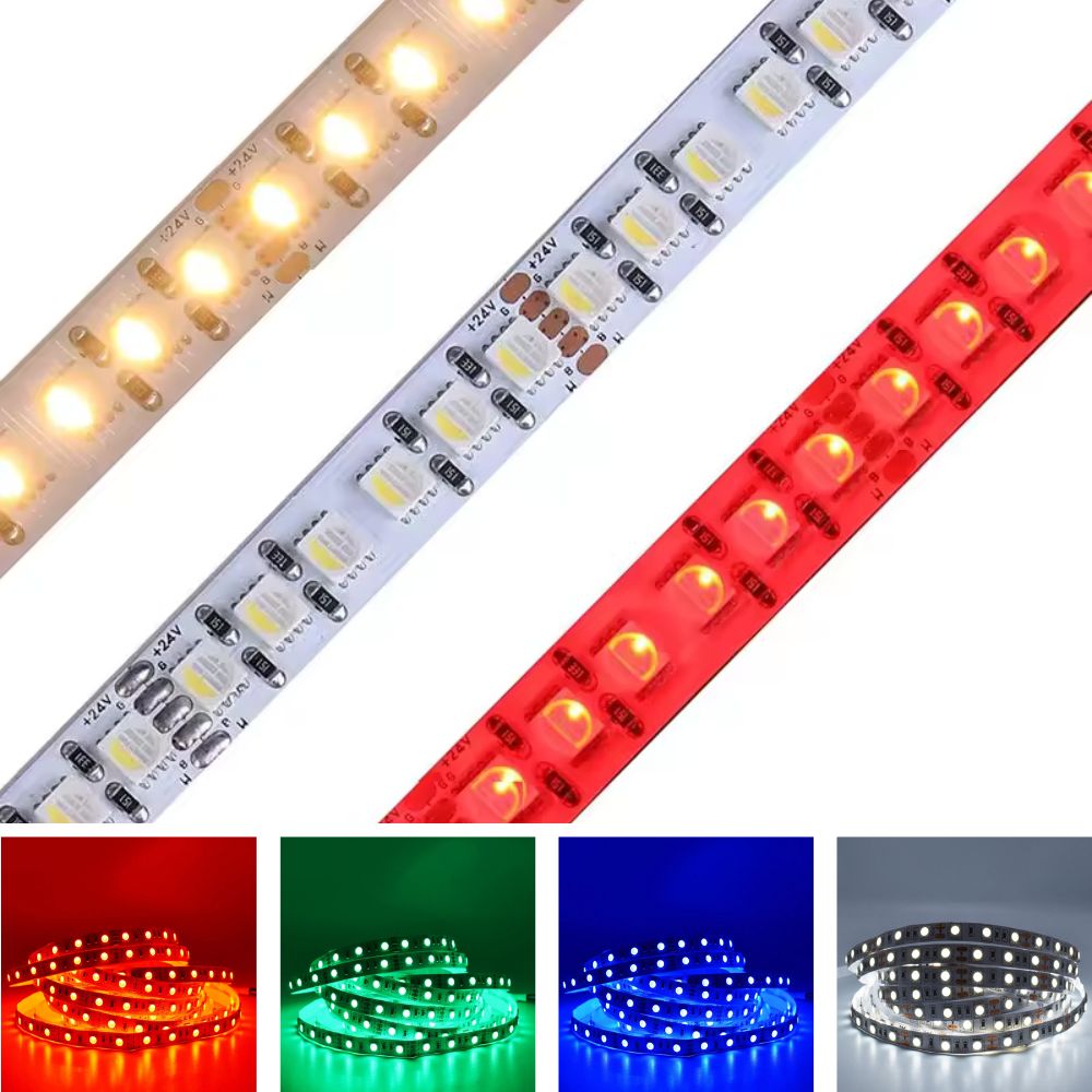 Banda Led 12V RGBW SMD5050, 120leduri, IP65, 5m