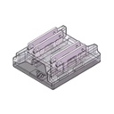 Conector banda Led COB CN10-SJT-4 RGB, 10mm IP20