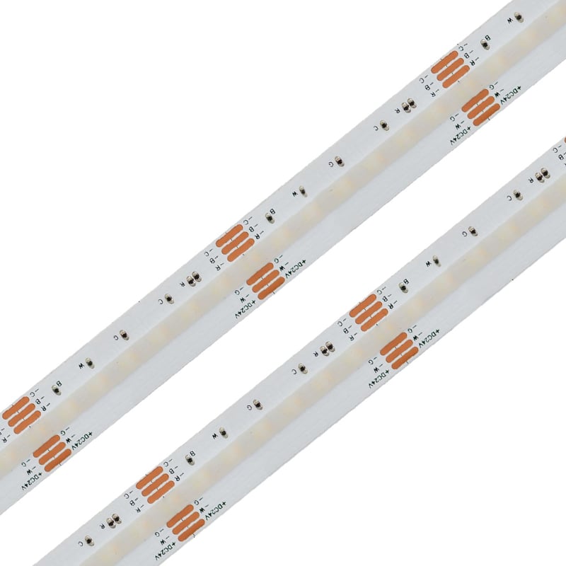 Banda LED COB RGBCCT,840LED, 24V, 21W,  IP66, latime 12mm, rola 5m