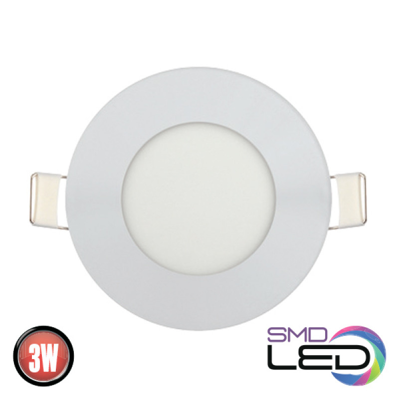 Corp de iluminat tip Spot Led Rotund incastrat, 3W 2700K 220-240V 