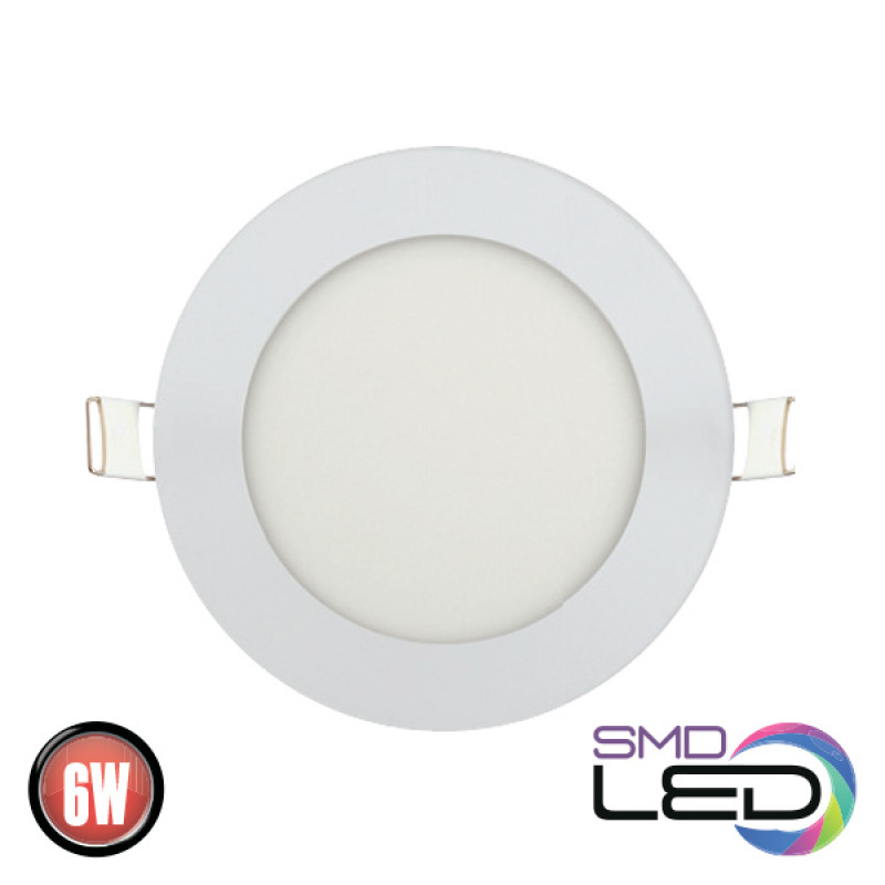 Corp de iluminat tip Spot Led Rotund incastrat, 6W 6400K 220-240V 