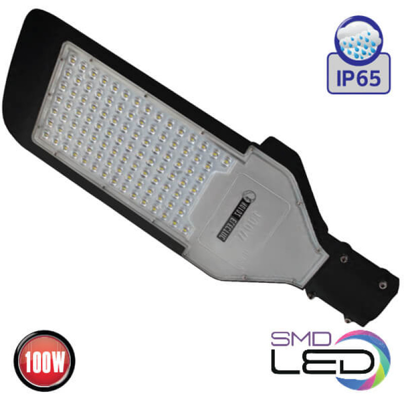 Corp de Iluminat cu Led, pentru Iluminat Stradal, 100W Negru 6400K 85V-265