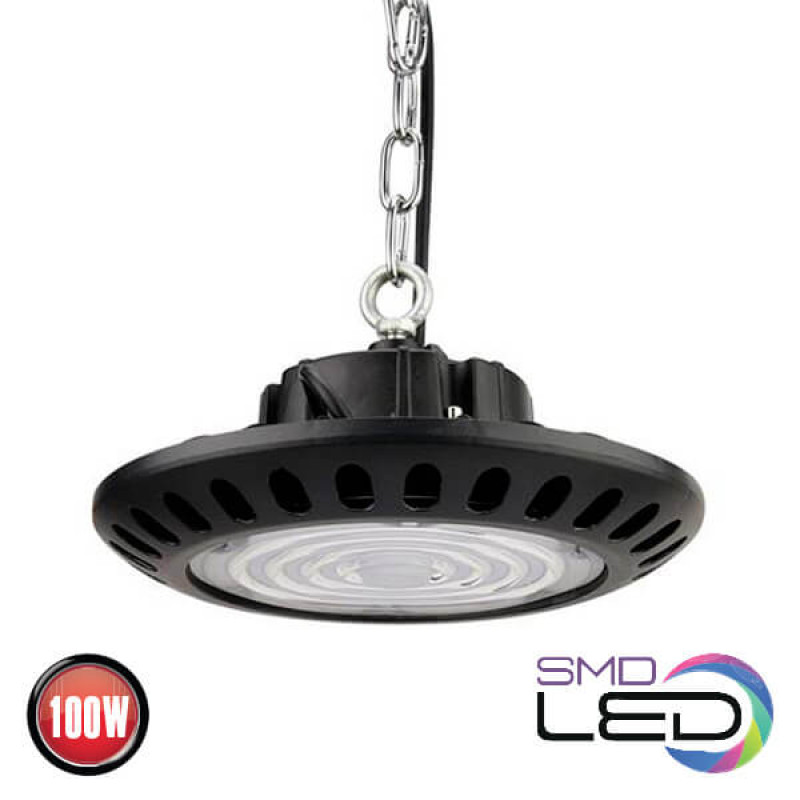 Corp de Iluminat cu Led rotund, Iluminat Tip Industrial, 100W 6400K 85-265V