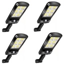 Set 4 Lampi Led Tip Solar 48W, cu Senzor de Miscare si Telecomanda