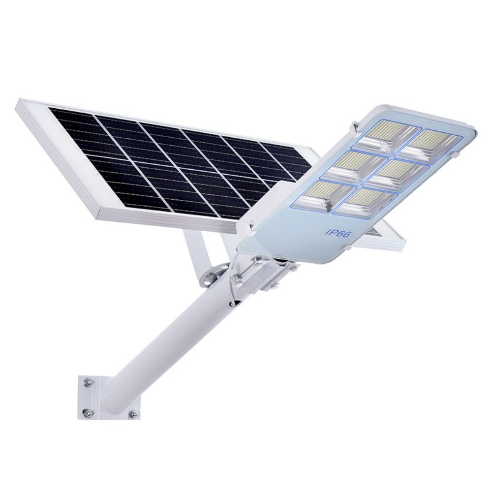 Lampa Tip Solar Iluminat Stradal 300W Pro, Iluminat Perimetral, Incarcare Rapida, 6500K, Panou 6V 30W, Acumulator 3,2V 30000mA si Telecomanda