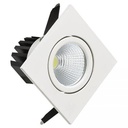 Corp de iluminat tip Spot Led COB, Diana 3W 200Lm, Alb 2700K, Patrat 100-240V IP20