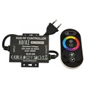 Cablu alimentare Banda Led, cu Telecomanda Easy Touch  RGB Volga 1500W 3x1A 10mm RF2 IP65