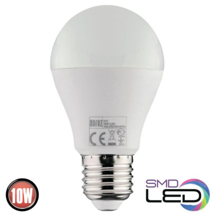 Bec Cu Led 10W 6400K E27 175-250V Premier Horoz