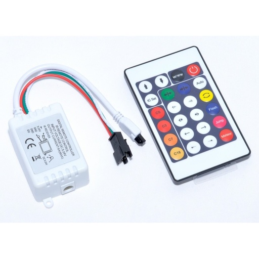 [ALX-18A017] Controller dinamic Banda Led RGB cu IR 3fire cu 24 taste