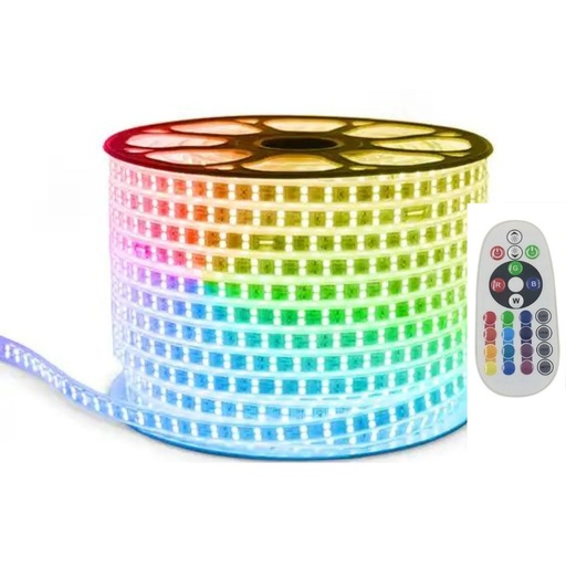 [KIT-BL5050-120RGB-50M] Pachet Banda Led RGB 50ml,  5050 120 Leduri, IP65 220V, cu telecomanda inclusa