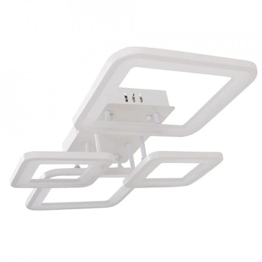 [ACR-8023] Lustra Led 88W, 4 brate si telecomanda, ACR-8023, alba