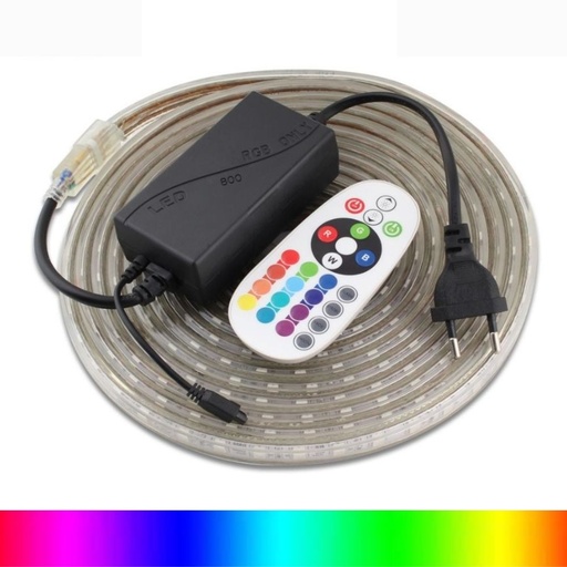 [KIT-BL5050-60RGB-50M] Kit 50m banda Led RGB 5050, 220V