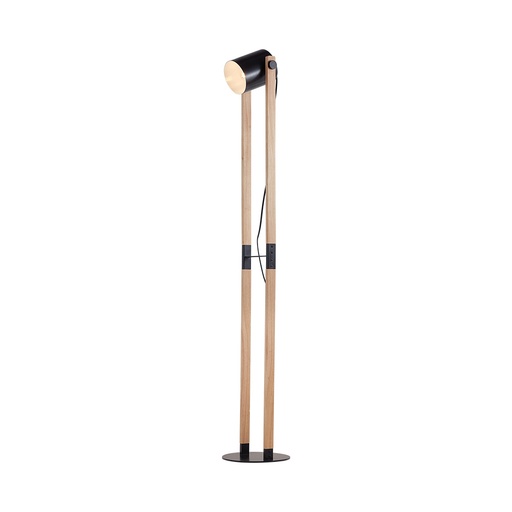 [BR-BV02-00014] Lampadar D001T-1H-1xE27 Wooden, max 1x23W