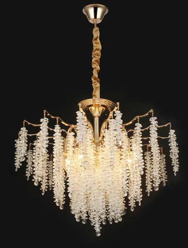 [FSL-6723-500MM] Candelabru Regal Crystal,  diametru 50cm,