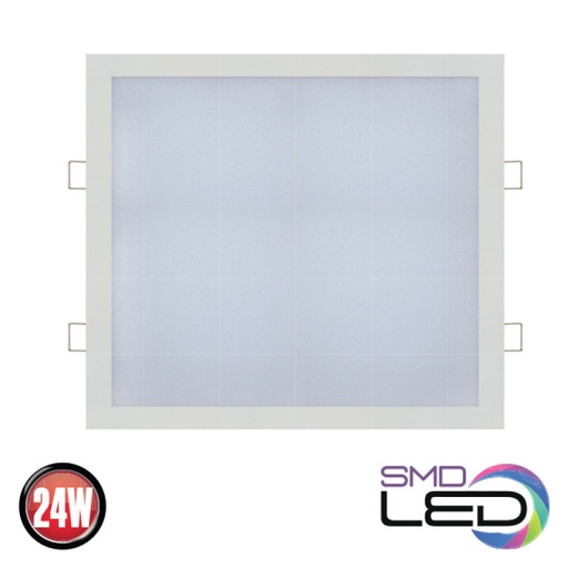 [056-005-0024-010] Corp de iluminat tip Spot Led Patrat incastrat,  24W 2700K 220-240