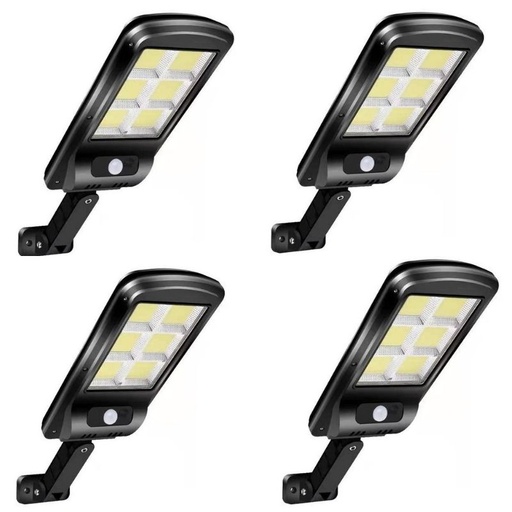 [PIN-MMC-756-6-4] Set 4 Lampi Led Tip Solar 48W, cu Senzor de Miscare si Telecomanda